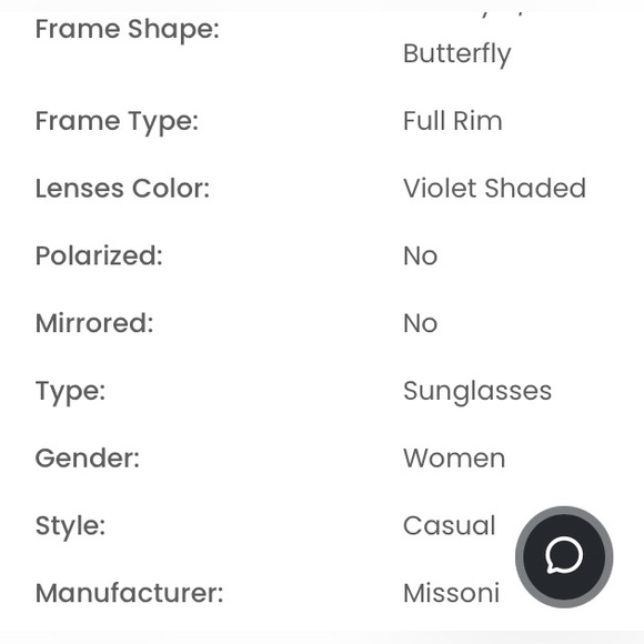 Missoni MIS0048/S ORYDG 52 Violet Lilac Women’s Sunglasses NWT - Picture 13 of 14